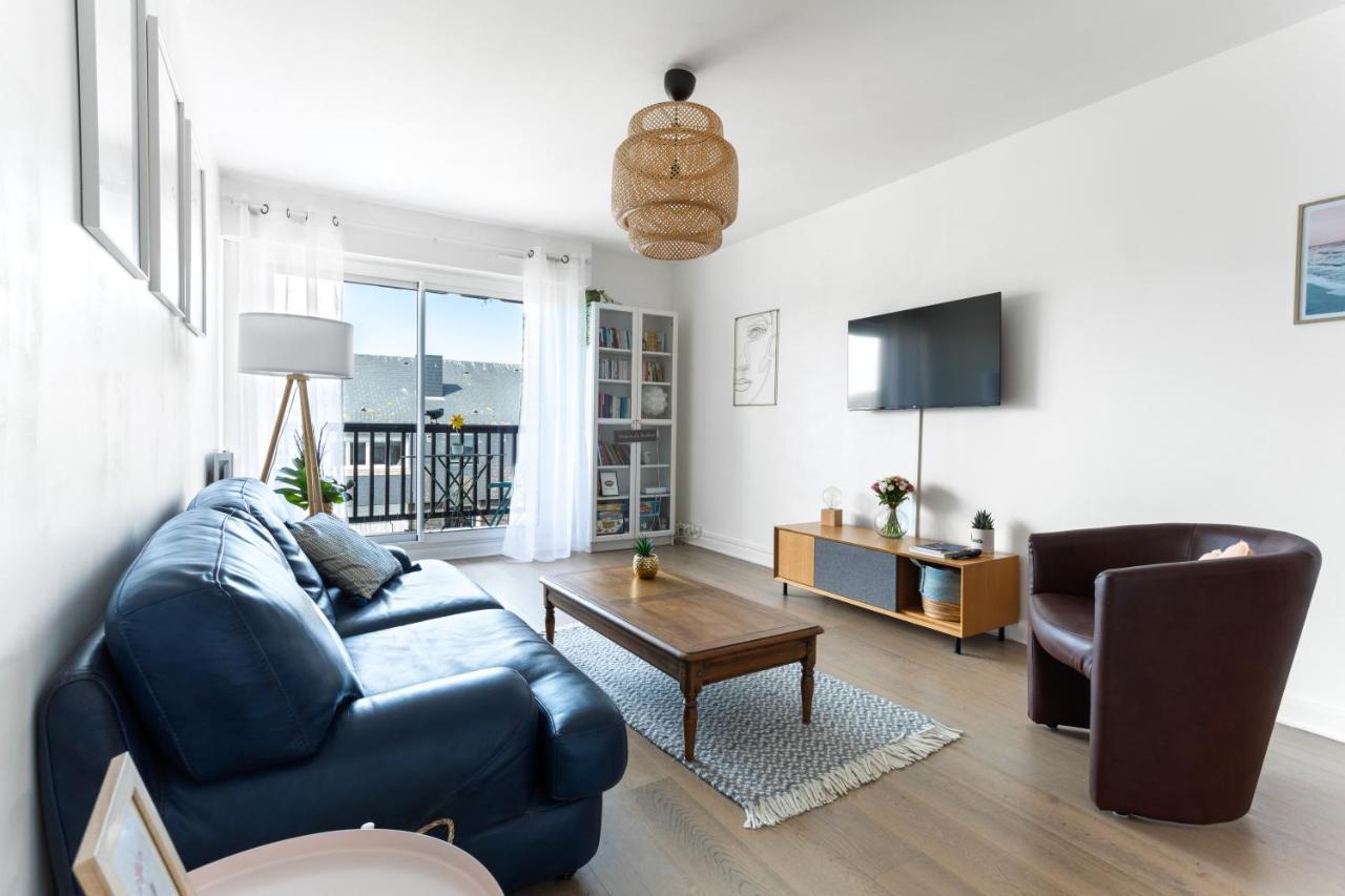 트로우빌쉬메르 Le Cosy Avec Piscine, Balcon Et Parking 아파트 외부 사진